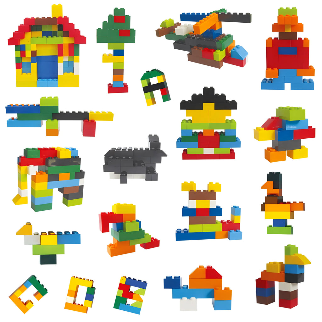 1000 blocchi di costruzione creativi fai da te Big Set 500-1000