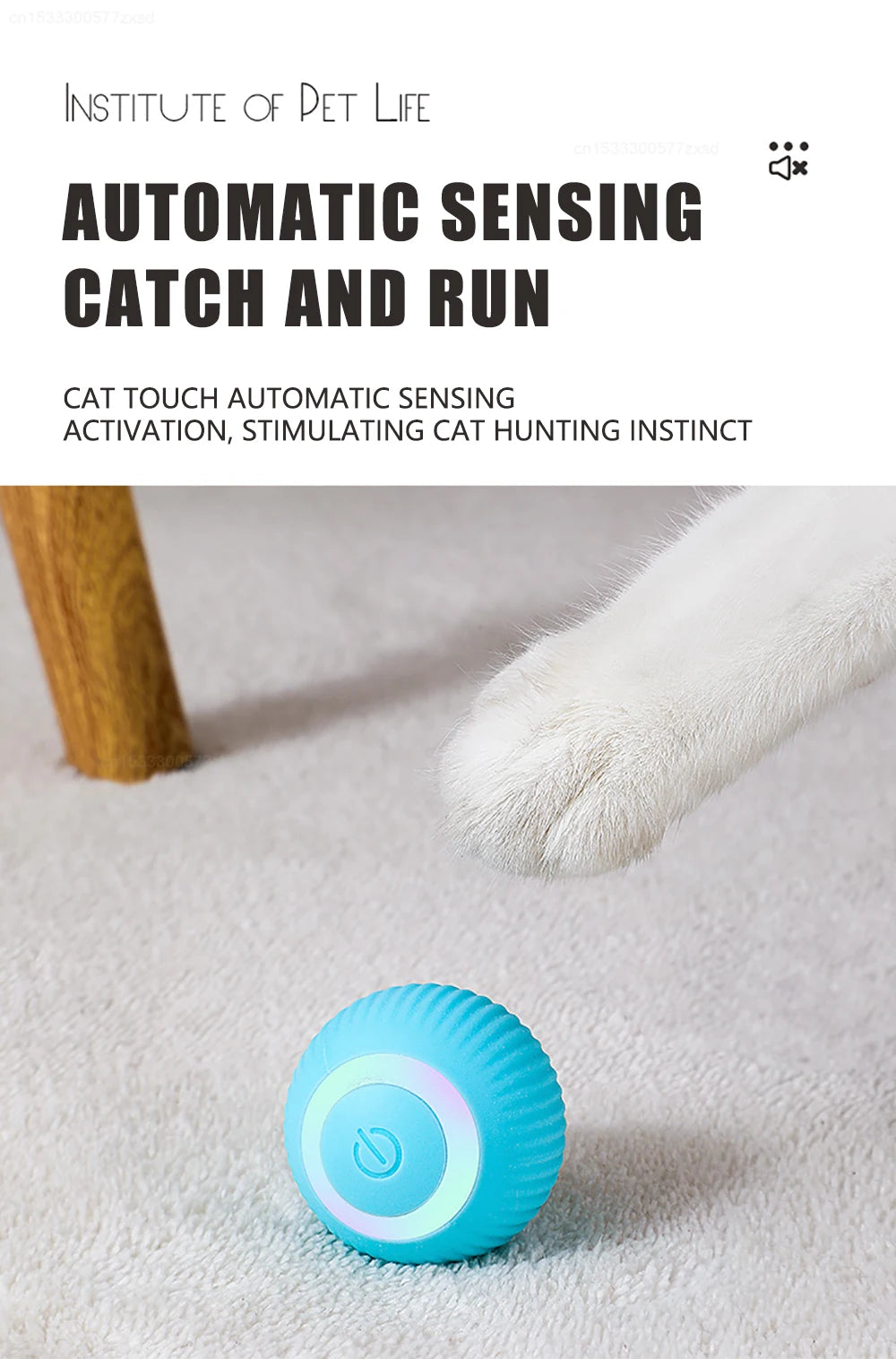 Palla interattiva per gatti Giocattoli intelligenti per gatti