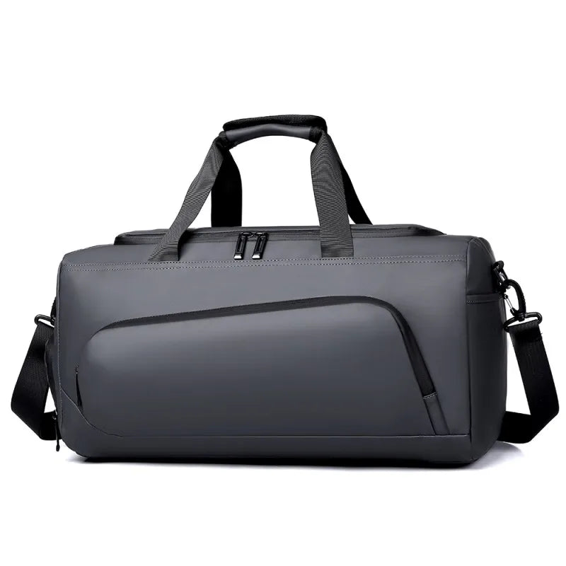 Borsa da palestra sportiva, borsa di grande capacità, borsone da viaggio portatile, multi-scomparto con contenitore per scarpe, perfetto per le vacanze, palestra