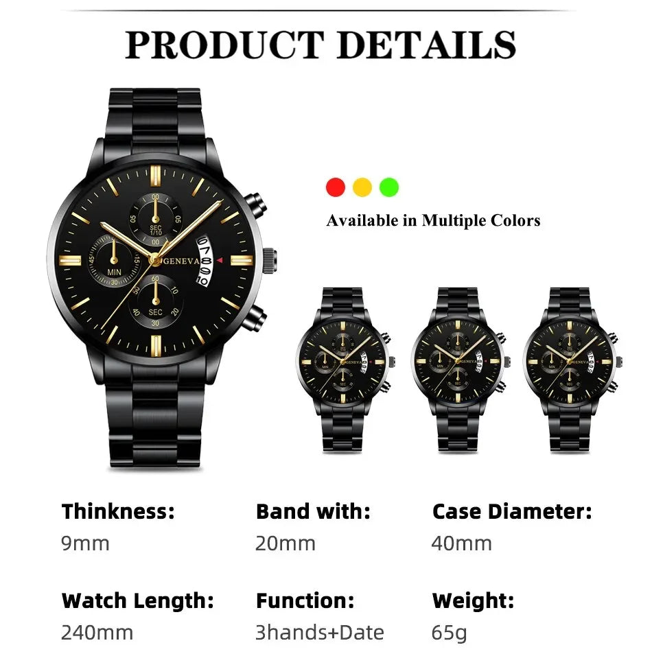 Orologio in acciaio inossidabile al quarzo