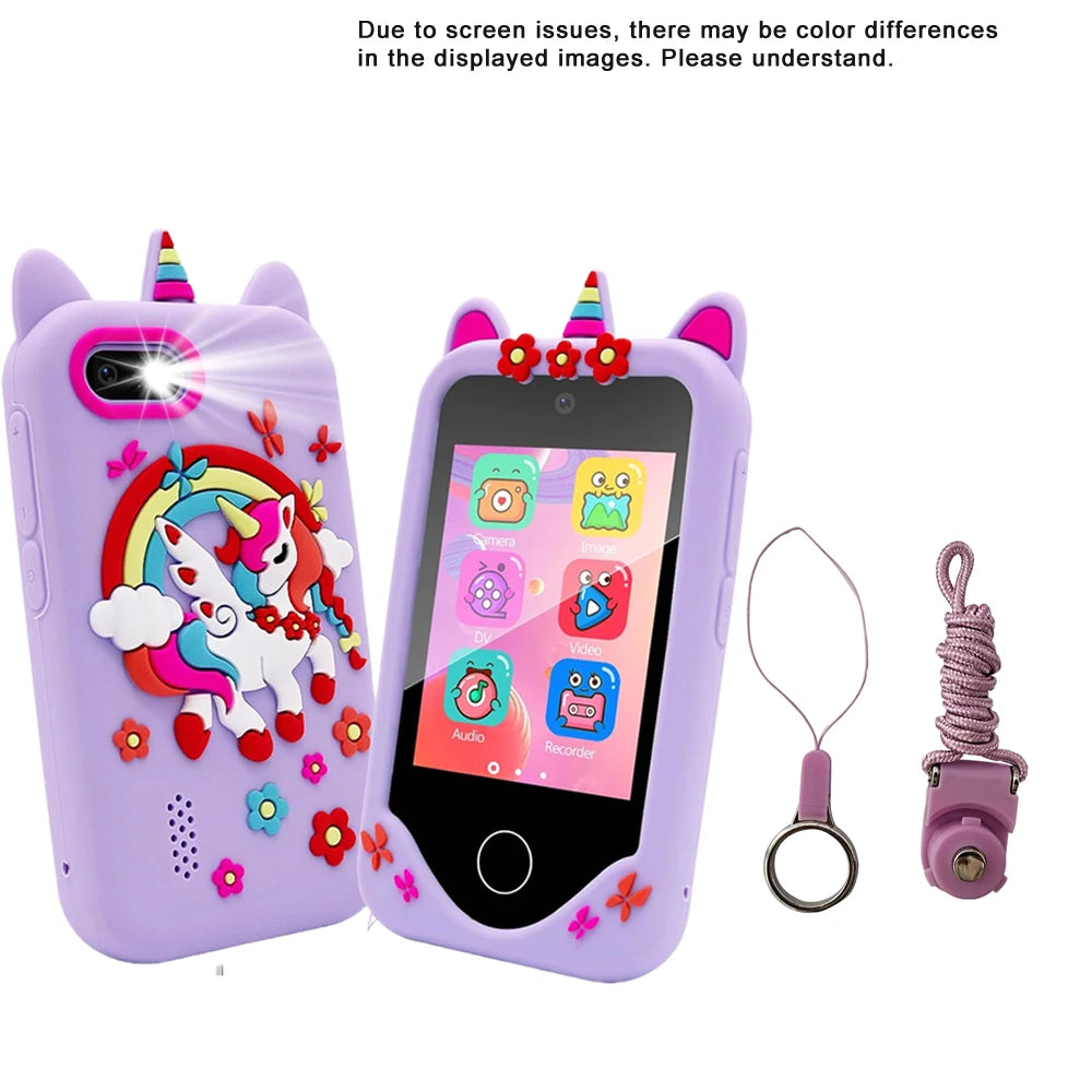 SmartPhone Fotocamera + Giochi Touch Screen+Lettore MP3 per bambini