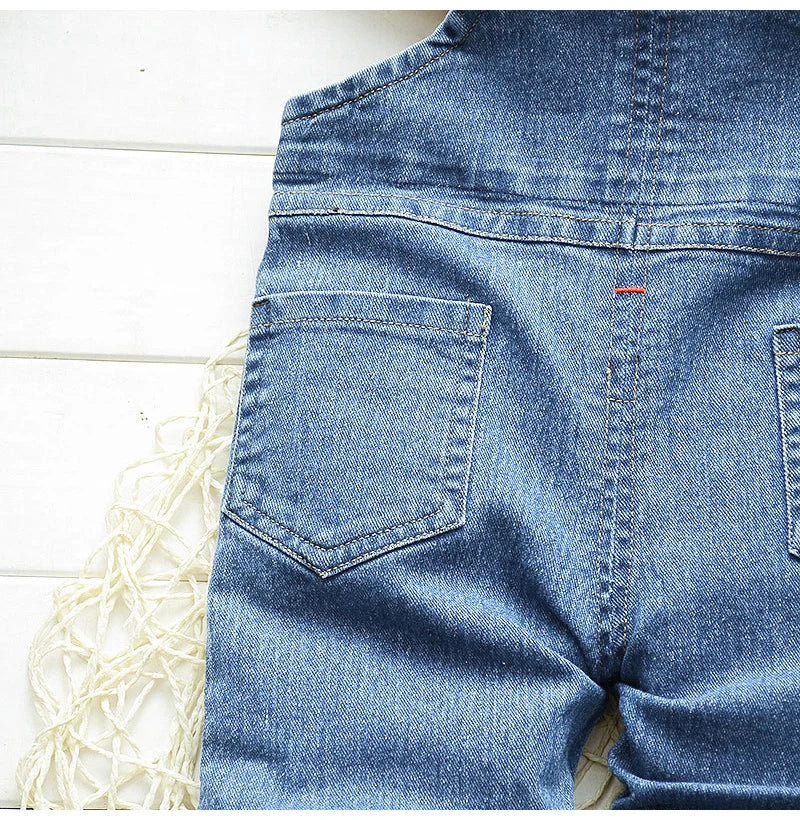 Tuta Salopette in denim per neonati Jeans morbidi