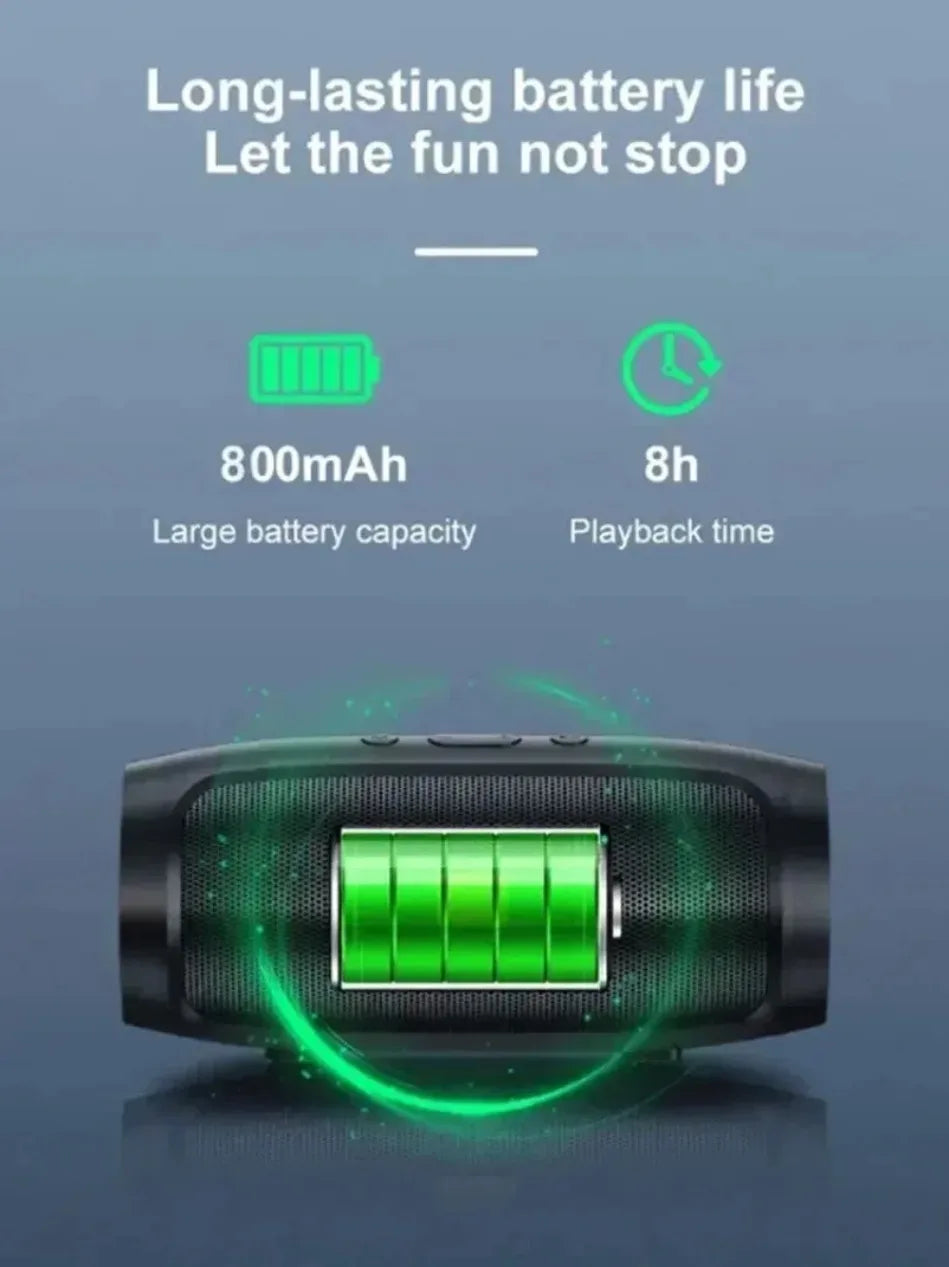Lenovo TF USB Bluetooth Altoparlante portatile Doppio altoparlante Stereo all’aperto Riproduzione FM Trasmissione vocale Subwoofer Altoparlanti wireless