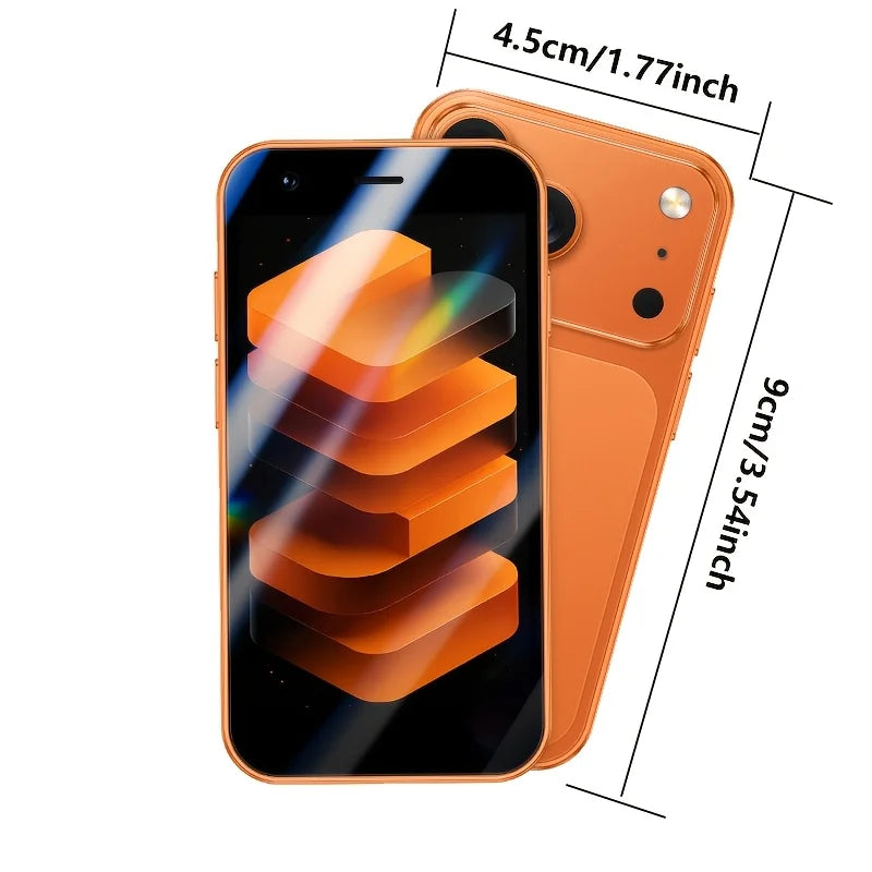 Mini smartphone con schermo da 3,0 pollici, 2 GB di RAM e 16 GB di spazio di archiviazione. Supporta più applicazioni, riconoscimento facciale Top