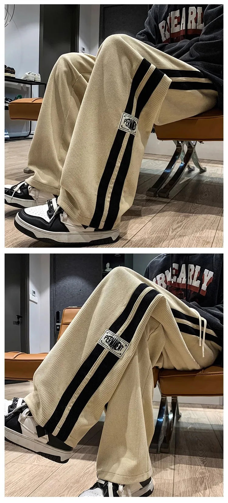 High Street Pantaloni casual Uomo a gamba larga