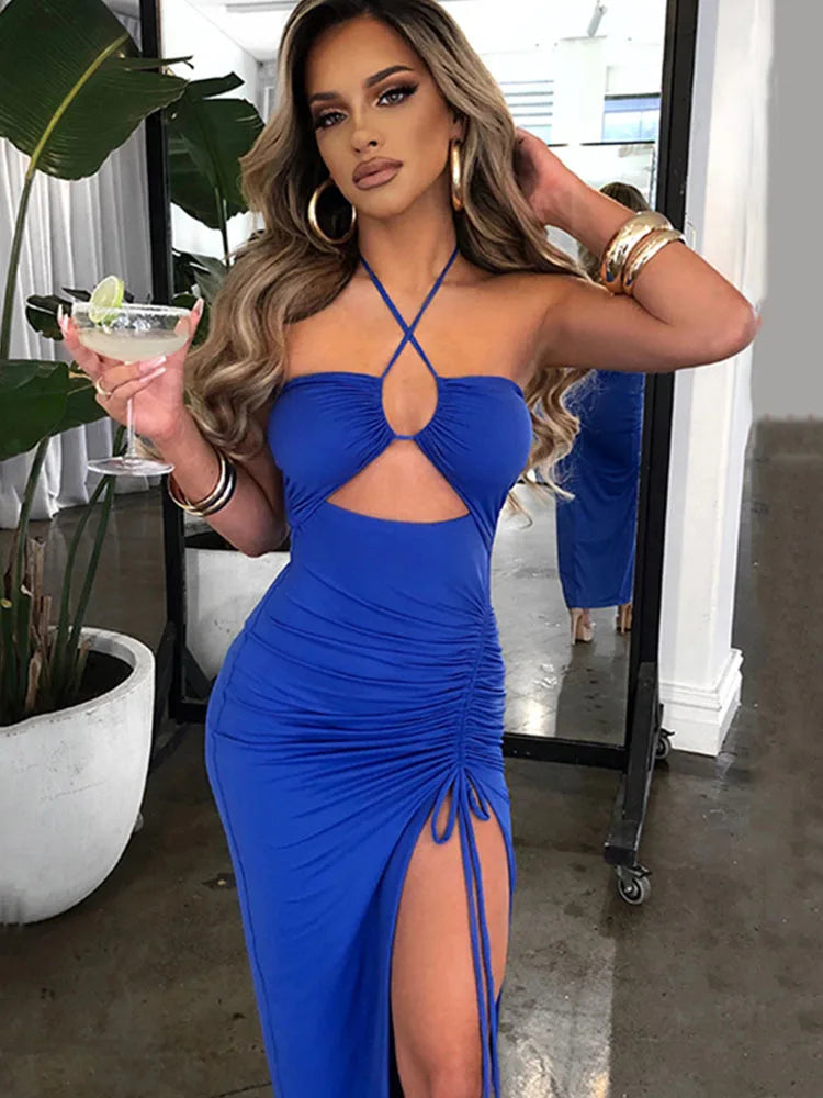 Abito Senza maniche Backless Dresses Slim