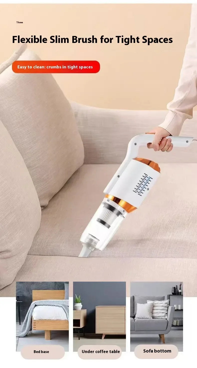 Aspirapolvere senza fili 8500Pa Aspirapolvere ad alta potenza da 120 W Potente dispositivo di pulizia ad aspirazione per casa