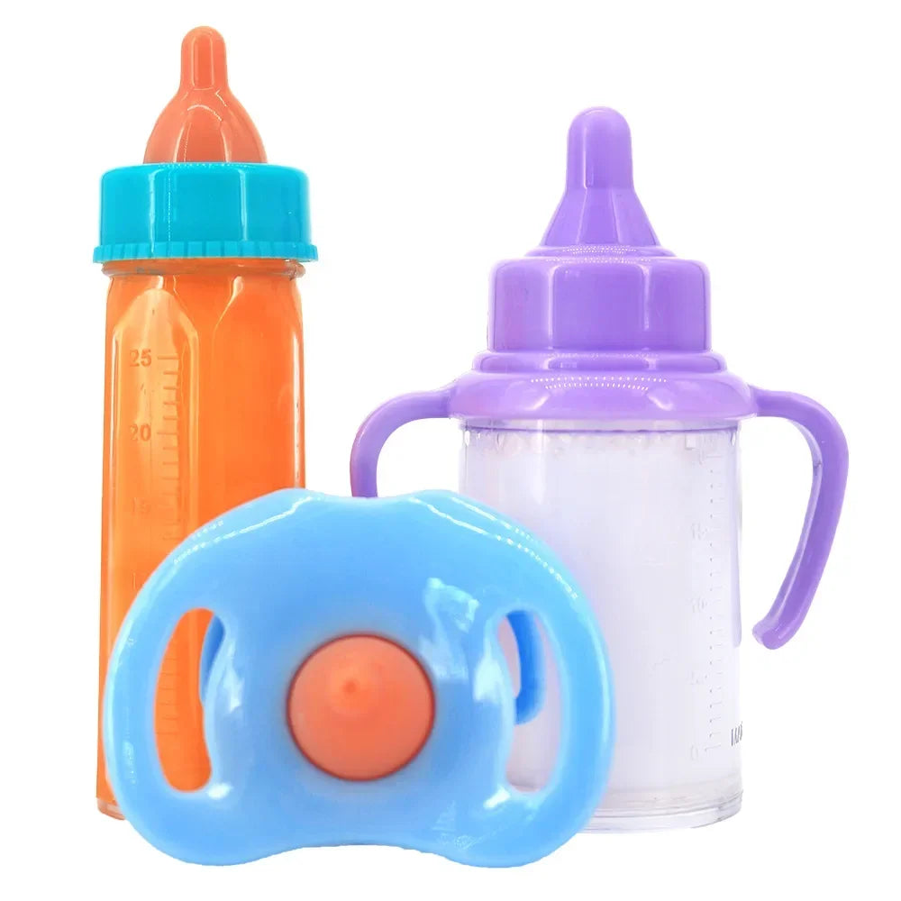Accessori per bambole Set di biberon per la cura del bambino