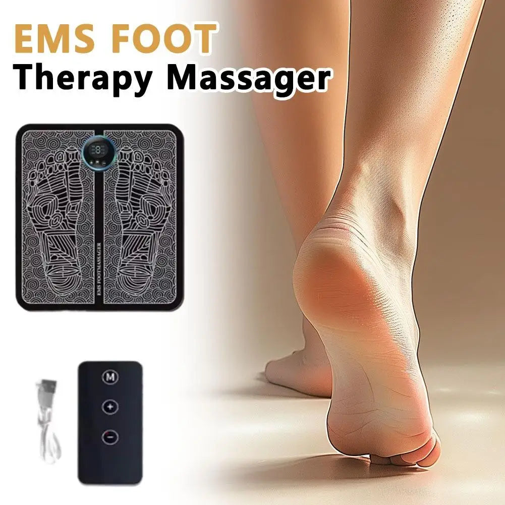 EMS Pulse Tappetino per massaggio del piede Telecomando intelligente Alleviare la fatica  Uso domestico