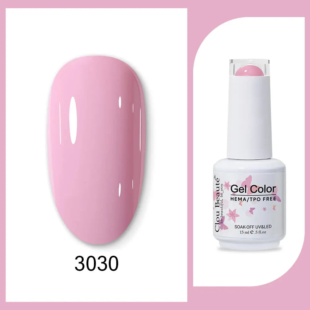CLOU BEAUTÈ  15/10ml Semipermanente Gel Smalto Unghie 400 colori disponibili