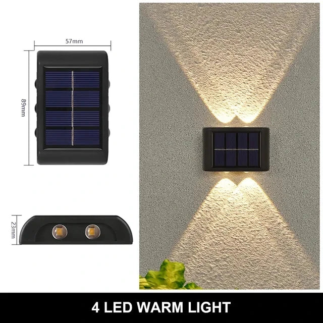 Lampada da parete a Luce solare Impermeabile 6 modelli diversi