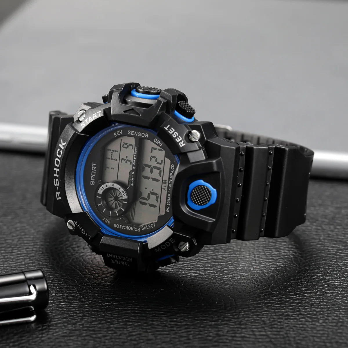 Orologio da uomo Multifunzionale Impermeabile Allarme luminoso
