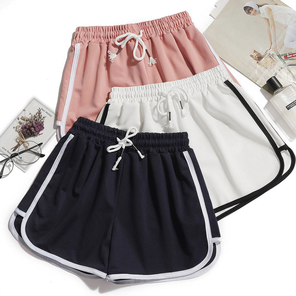 Pantaloncini da donna Abbigliamento esterno estivo a vita media casual