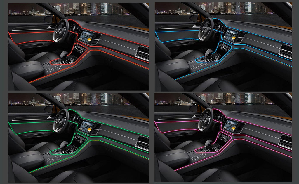 5M Auto Interni Led Strip Light Neon  Fai Da Te