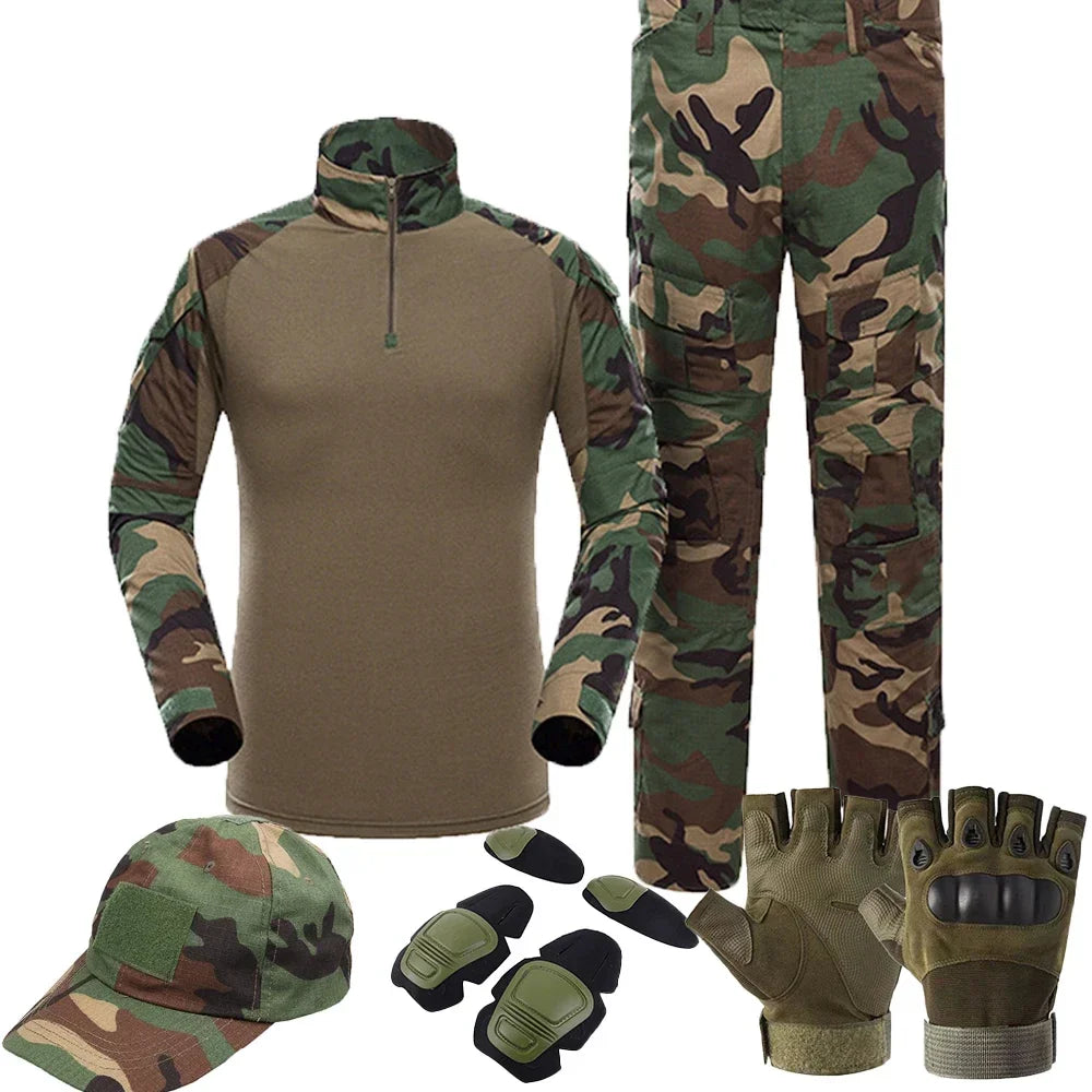 Tute uniformi tattiche Militari Tuta mimetica