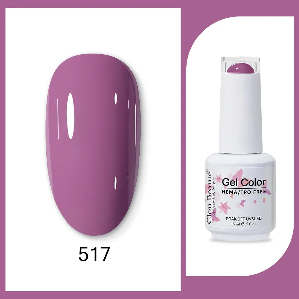 CLOU BEAUTÈ  15/10ml Semipermanente Gel Smalto Unghie 400 colori disponibili
