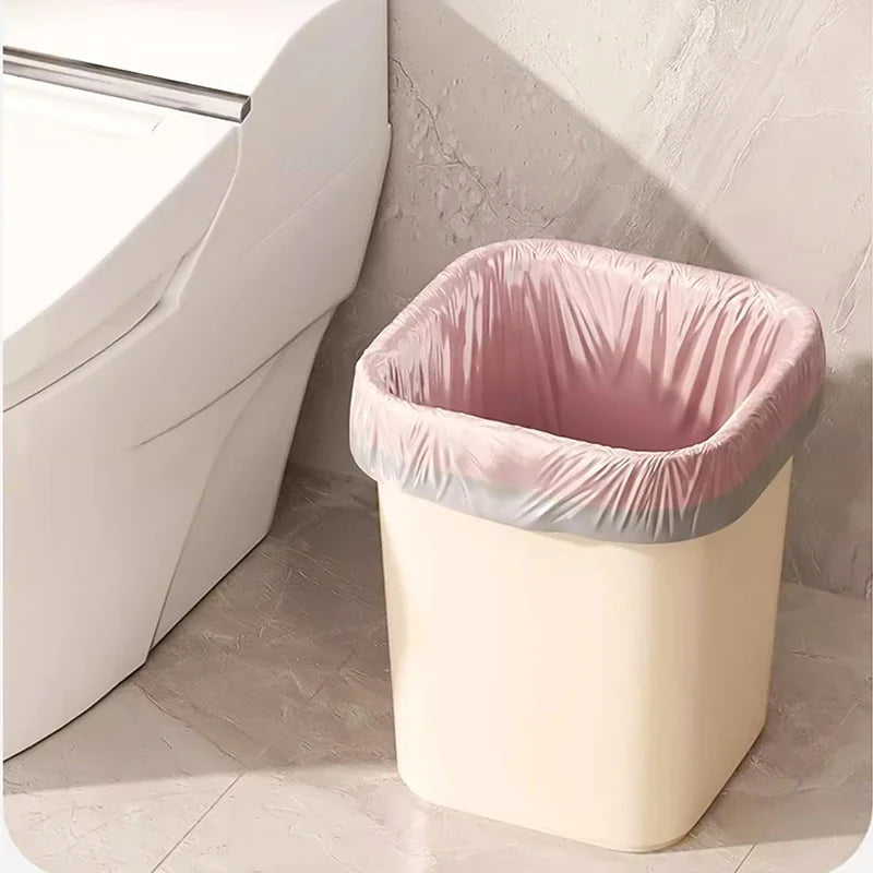 50/100/200PCS Sacchetti della spazzatura con coulisse di ispessimento Borsa della spazzatura portatile di grande capacità