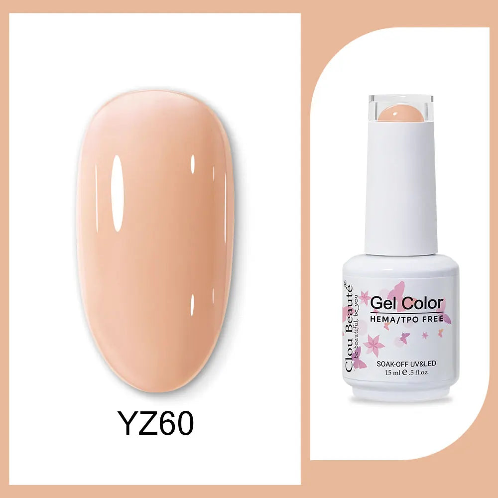 CLOU BEAUTÈ  15/10ml Semipermanente Gel Smalto Unghie 400 colori disponibili