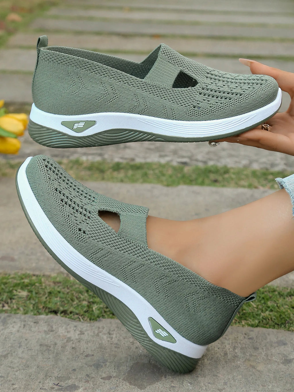 Scarpe sportive primaverili nuove da donna, alla moda, traspiranti, leggere, antiscivolo, resistenti all’usura,