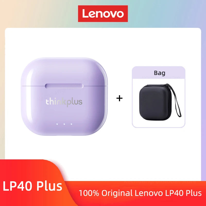 Auricolari Lenovo LP40 II Originali LP40 più TWS Wireless Bluetooth 5.3  Auricolari di controllo touch