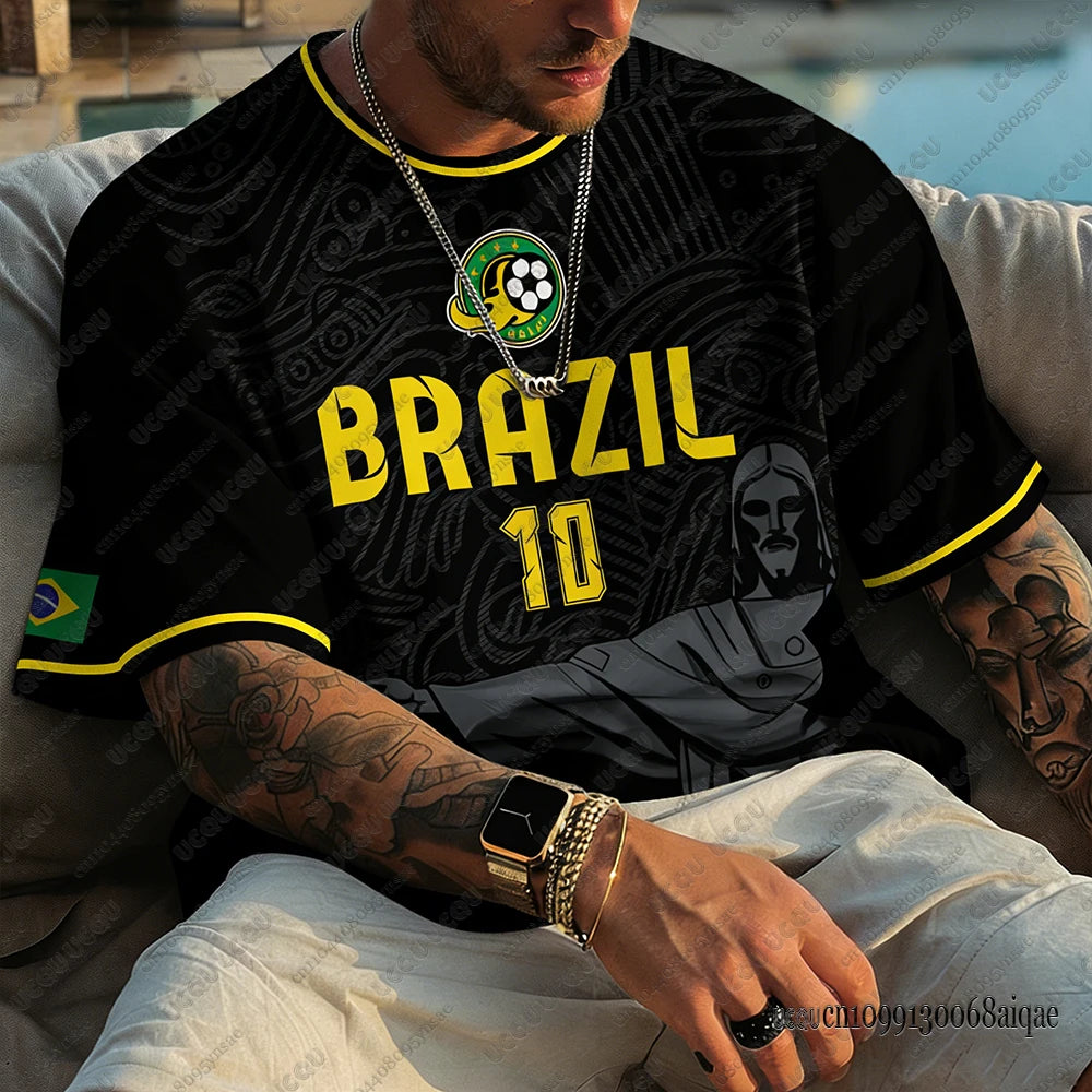 🇧🇷2026 T-shirt Brasil a maniche corte Top Quality vari colori