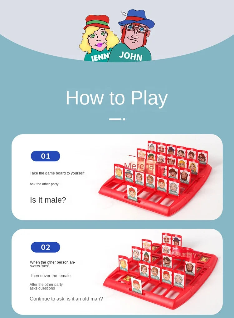 Indovina chi sono Gioco di puzzle