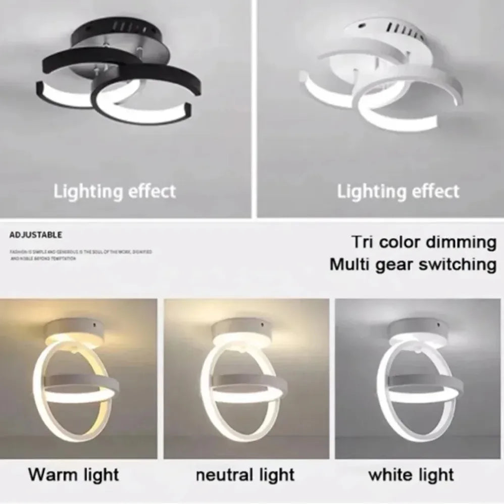 Luci da soffitto a strisce a LED stile moderno Forme multiple