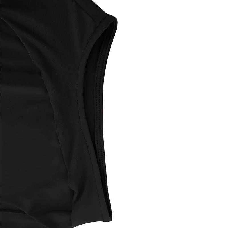 Gilet da donna estate senza maniche petto basso Top