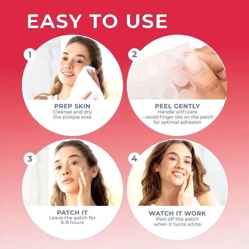 1200 pezzi/set di cerotti idrogel per la copertura dell’acne, adatti sia per uomini che per donne, adatti a tutti i tipi di pelle