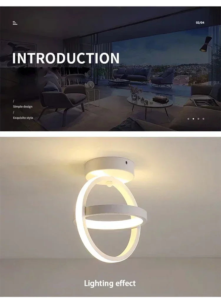 Luci da soffitto a strisce a LED stile moderno Forme multiple