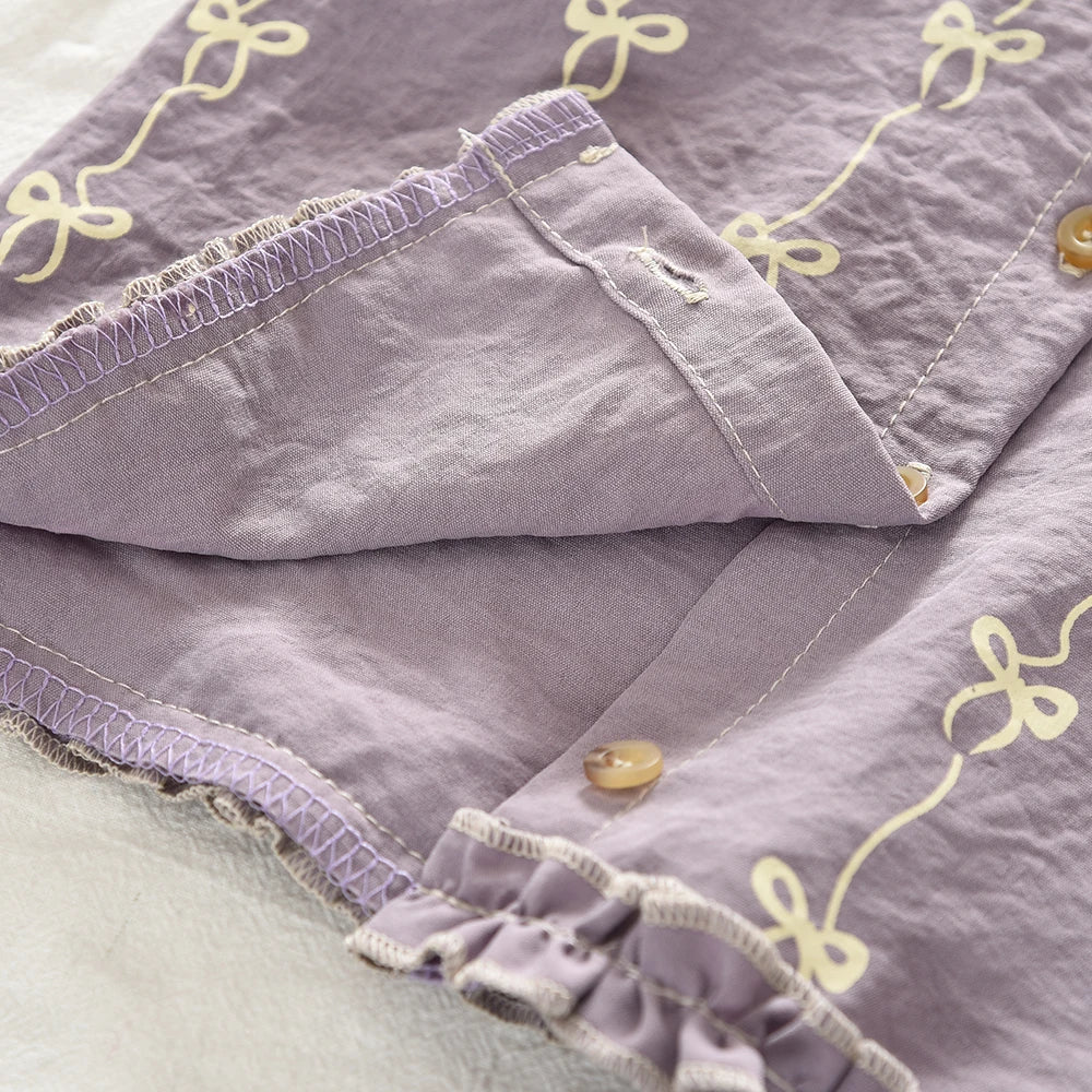 Top e pantaloni Set in due pezzi Abbigliamento casual per bambina