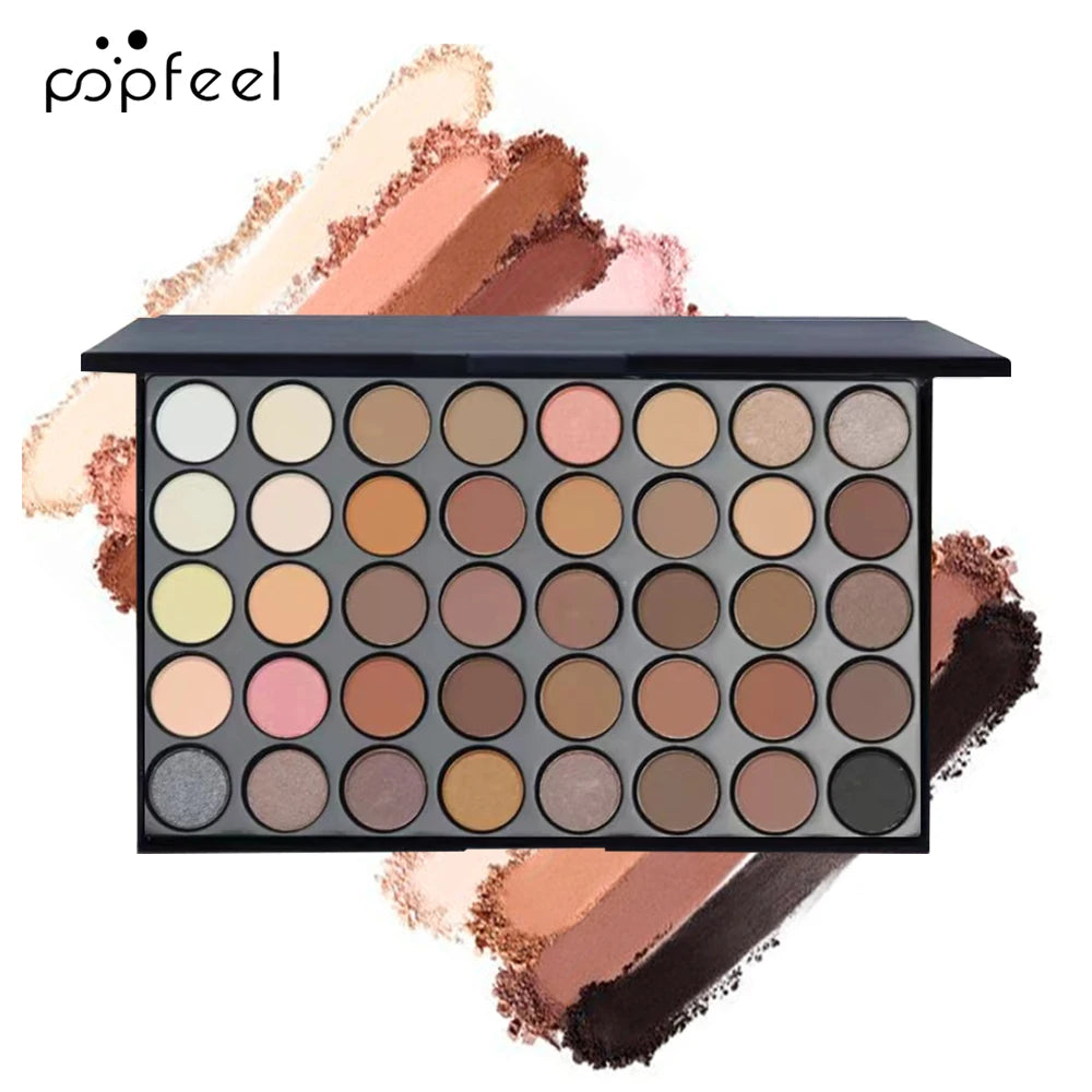 Set MAKE UP POPFEEL, palette di ombretti, eyeliner, mascara, matita per sopracciglia, scatola del set di strumenti per il trucco