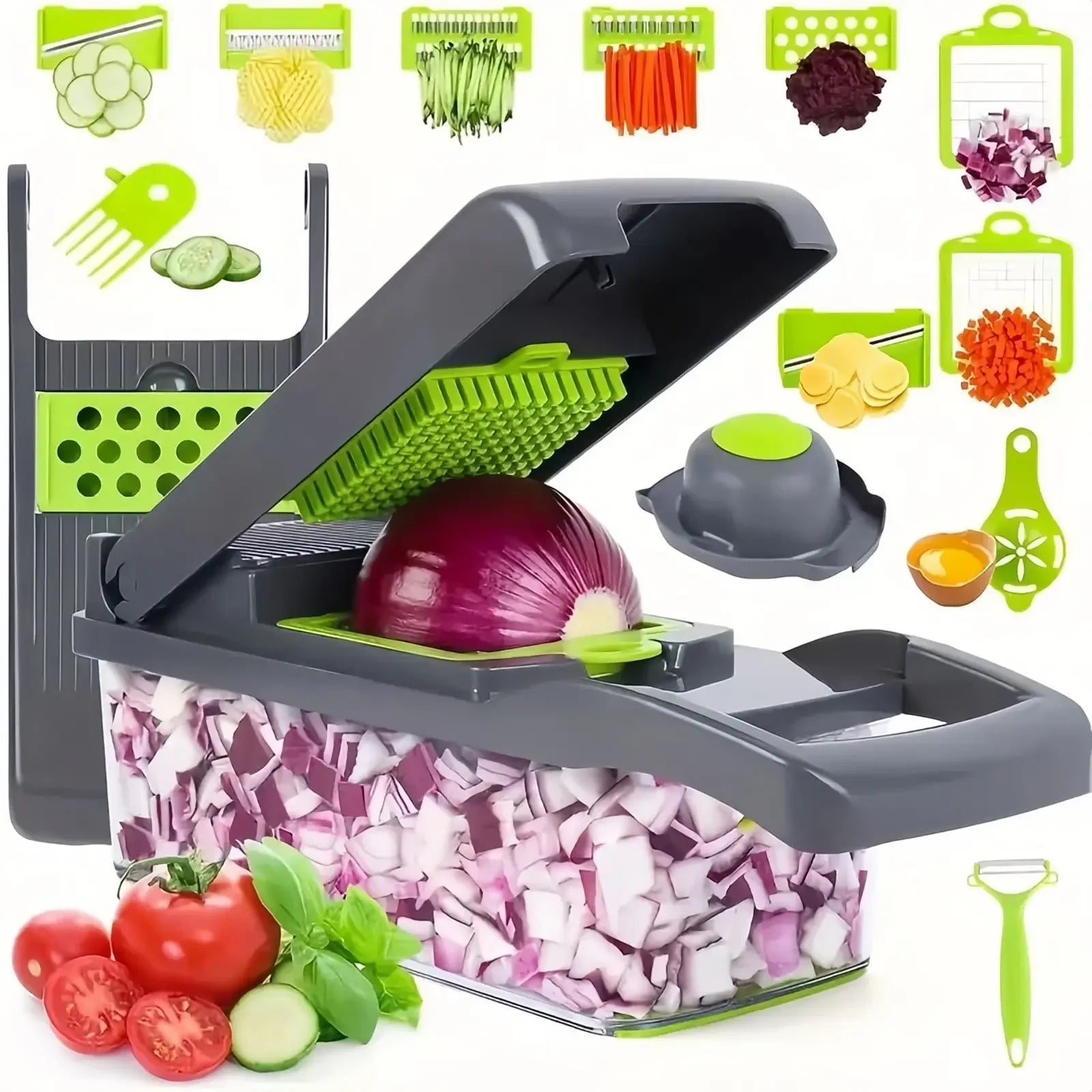 16 pezzi Tritatutto multifunzionale per alimenti Articoli da cucina