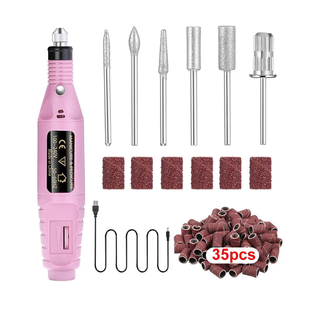 Trapano per unghie elettrico + Set fresatura