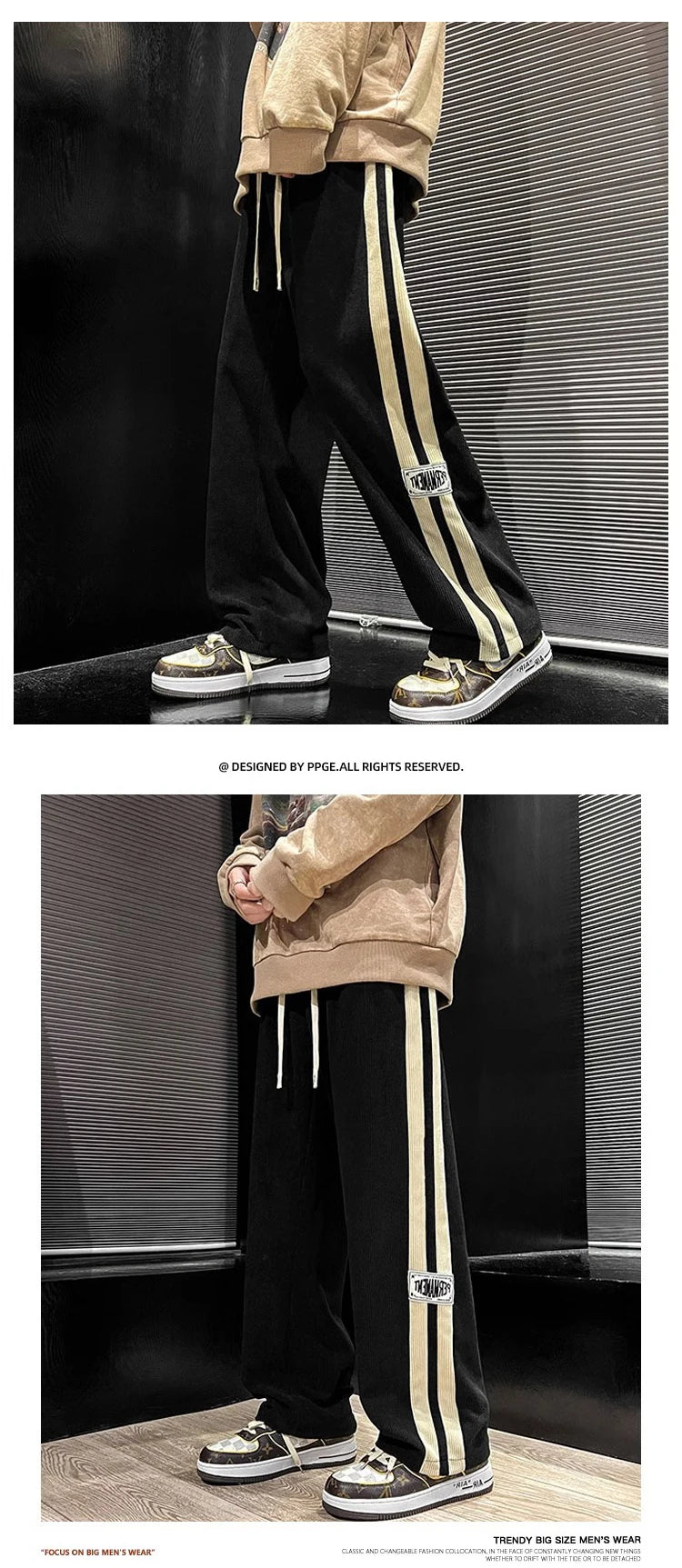 High Street Pantaloni casual Uomo a gamba larga