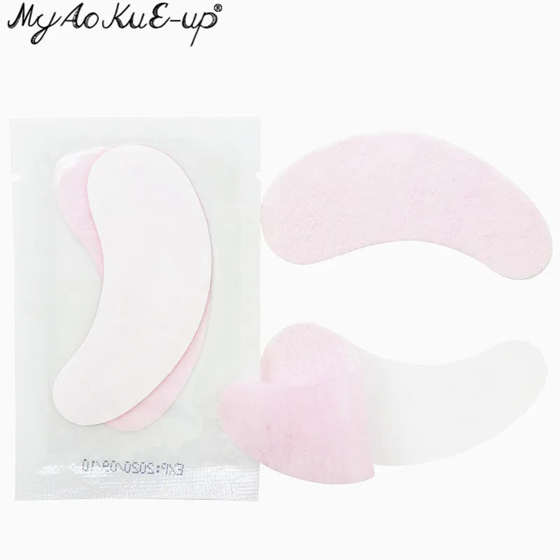 50 paia di estensione delle ciglia in Hydrogel Eye Pad Gel Adesivo