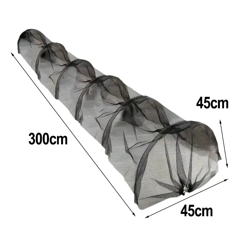 Serra Agricola Rete nera Tunnel di piantagione Copertura in plastica per la protezione delle piantagioni di ortaggi