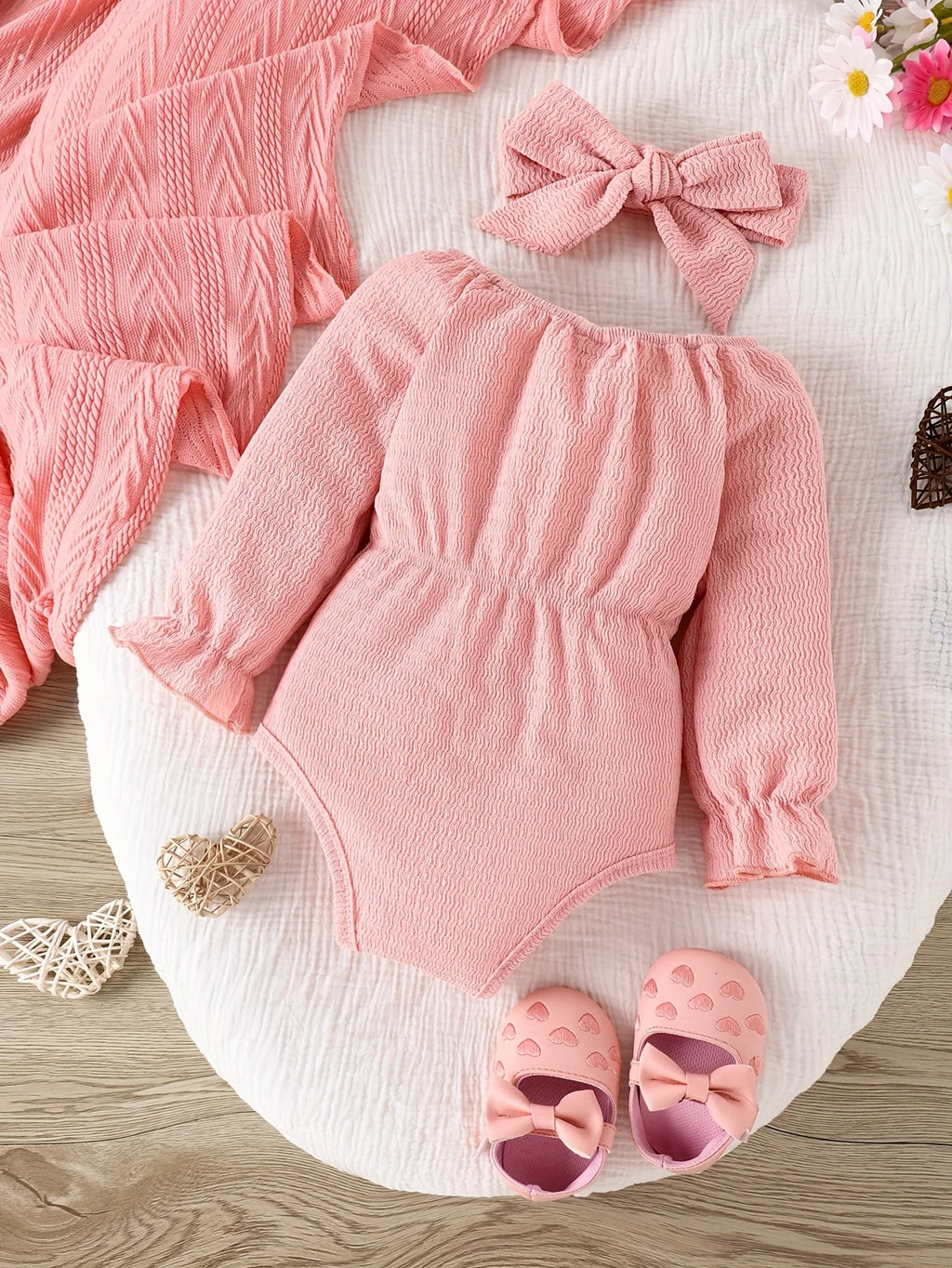 Set di due pezzi primavera bambini in cotone