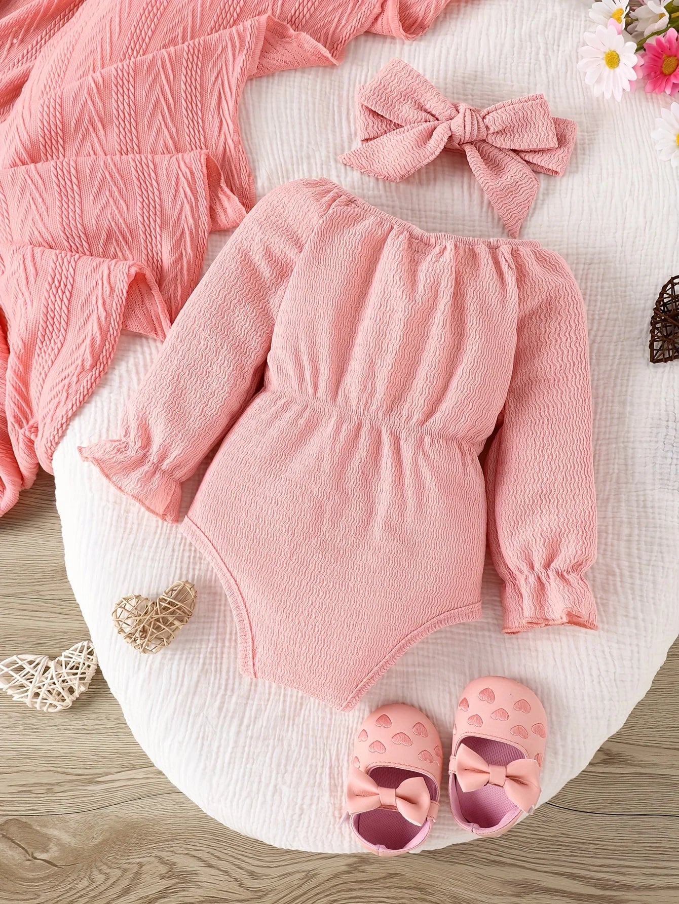 Set di due pezzi primavera bambini in cotone
