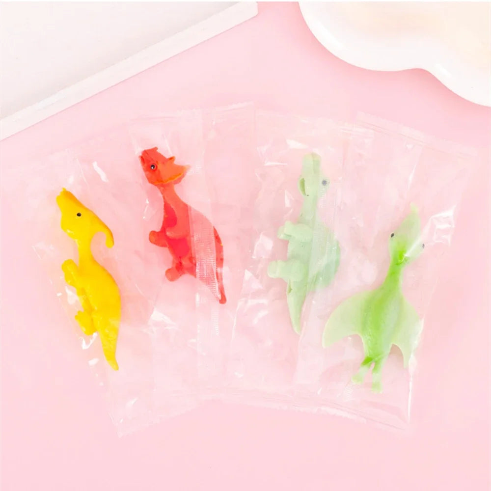 5-20Pcs Colorful Finger Catapult Dinosauro Giochi Bambini