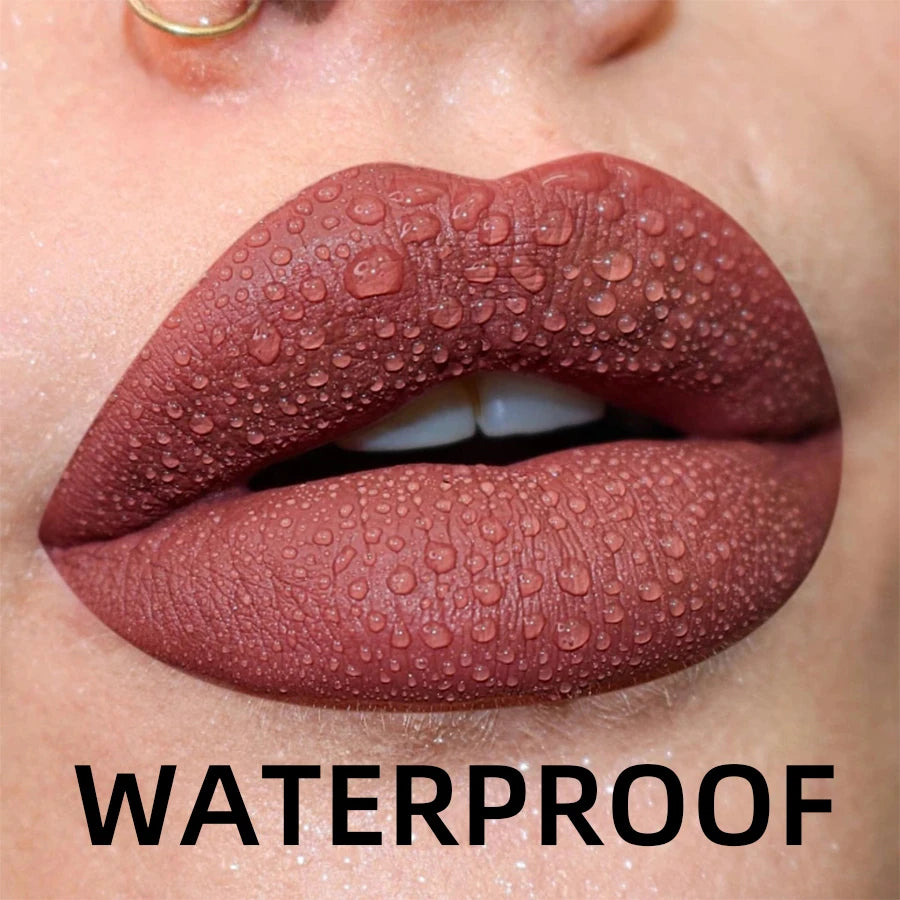 Matte Velvet Lip Gloss Impermeabile Rossetto liquido
