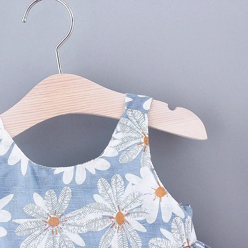 Vestito estivo Sweet Princess Dress con fiocco 0-3 anni