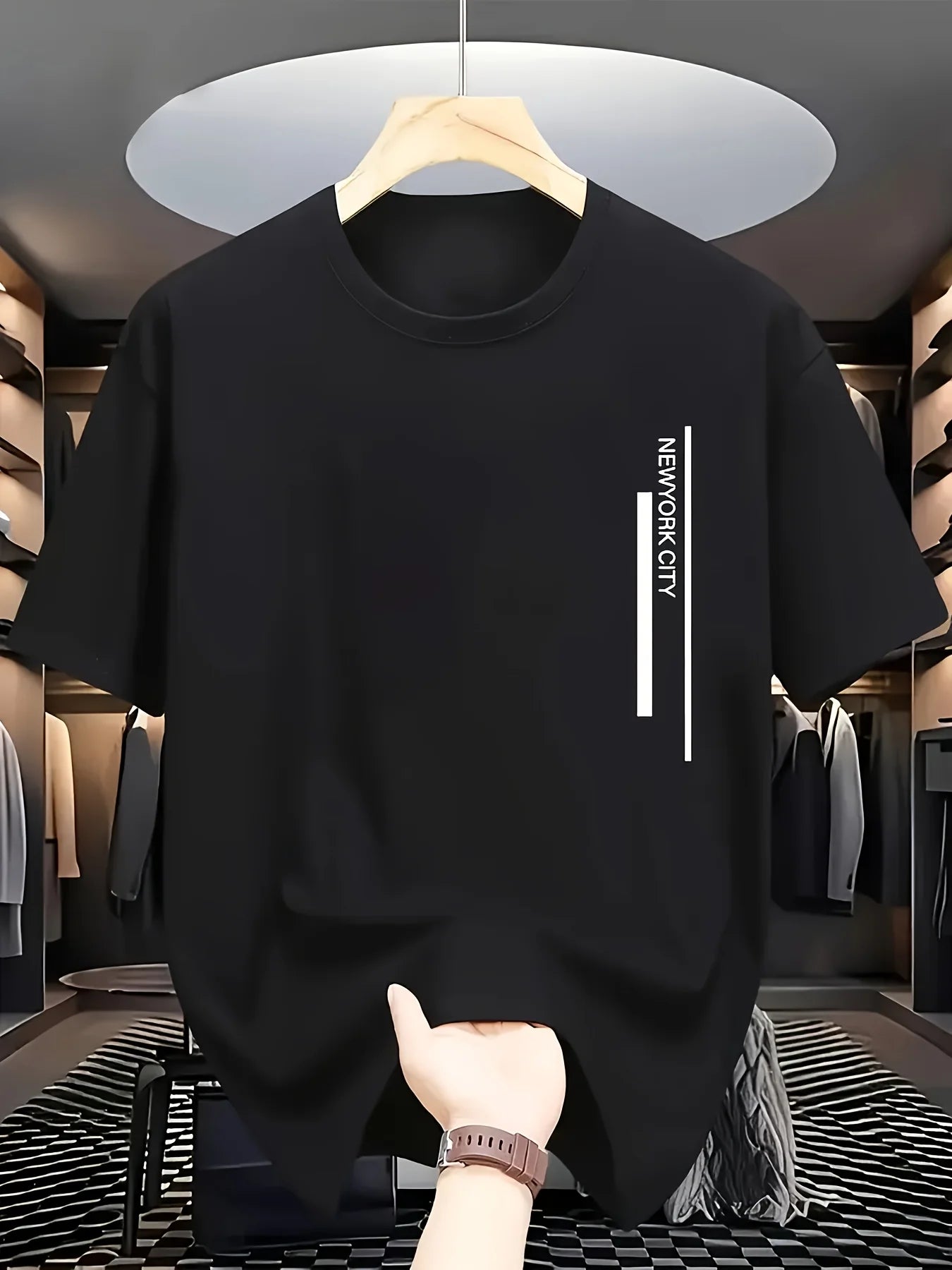 T-Shirt estiva a maniche corte da uomo è traspirante