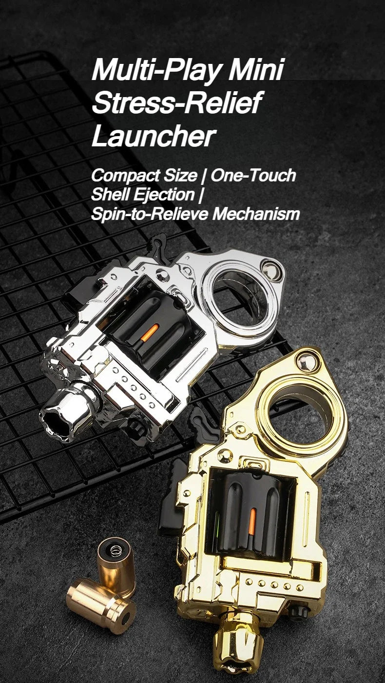 EDC Fidget Spinner Revolver Mini pistola in metallo