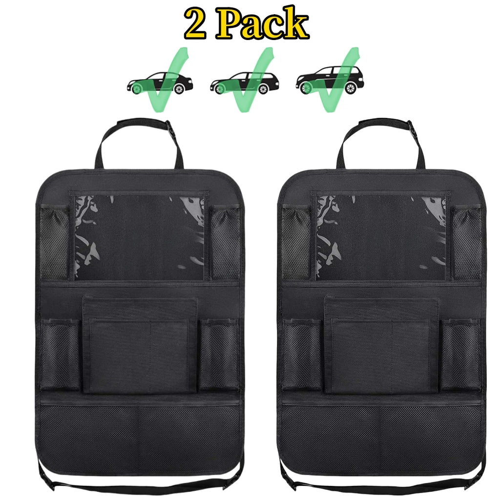 Organizzatore per schienale del seggiolino auto, 10 tasche portaoggetti