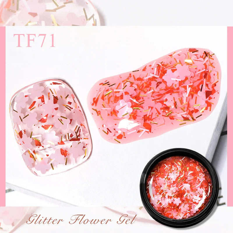 MEET ACROSS 5ml Gel Smalto per unghie Nail Art Top Gel tutti i colori