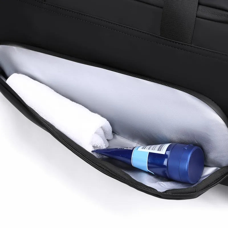 Borsa da palestra sportiva, borsa di grande capacità, borsone da viaggio portatile, multi-scomparto con contenitore per scarpe, perfetto per le vacanze, palestra
