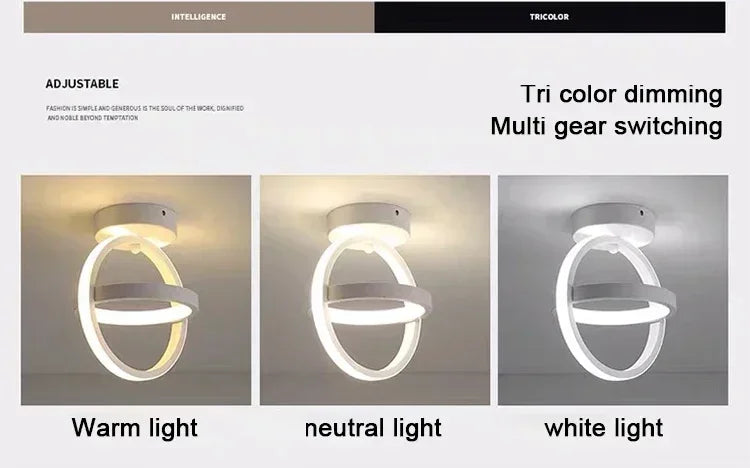 Luci da soffitto a strisce a LED stile moderno Forme multiple
