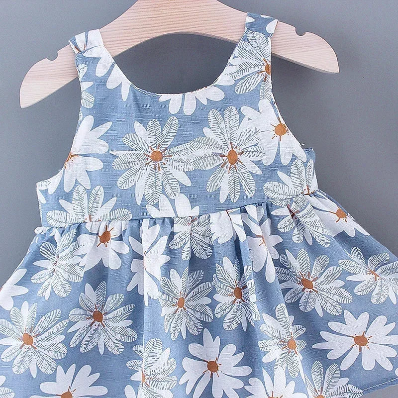 Vestito estivo Sweet Princess Dress con fiocco 0-3 anni