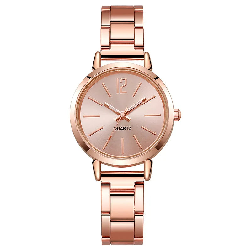 2 pezzi Set orologio e bracciale da donna